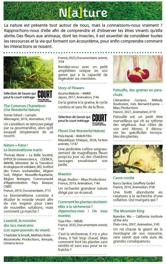 Programme Nature