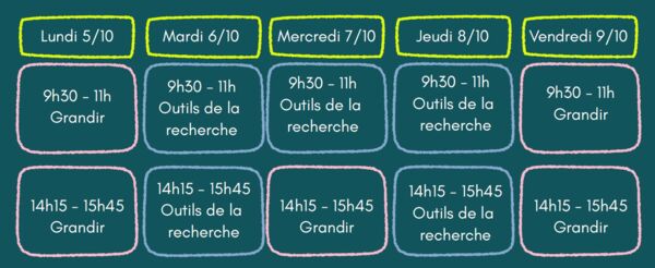 planning des séances CDS 2026 planning des séances CDS 2026